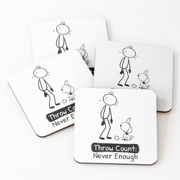 Item preview, Funny Dog Fetch T-Shirt | Throw Count | Dog Owner Shirt | Tennis Ball Dog Gift | Minimalist Pet Lover Tee designed and sold by Pebl-Co.