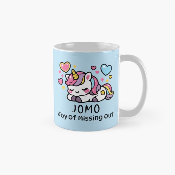 Item preview, Cute Mental Health Joy Of Missing Out Unicorn  designed and sold by humnoo.