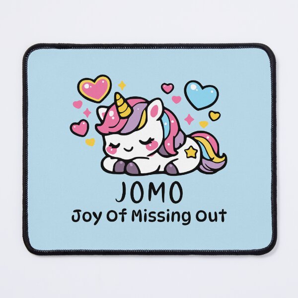 Item preview, Cute Mental Health Joy Of Missing Out Unicorn designed and sold by humnoo.