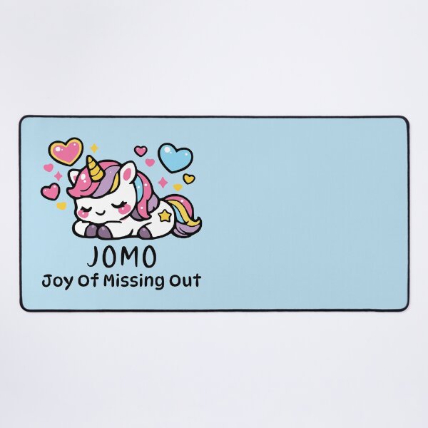 Item preview, Cute Mental Health Joy Of Missing Out Unicorn  designed and sold by humnoo.
