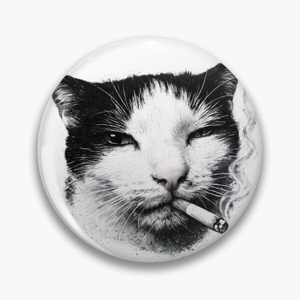Artikelvorschau, Smoking Cat Vintage entworfen und verkauft von artCreativeColony.