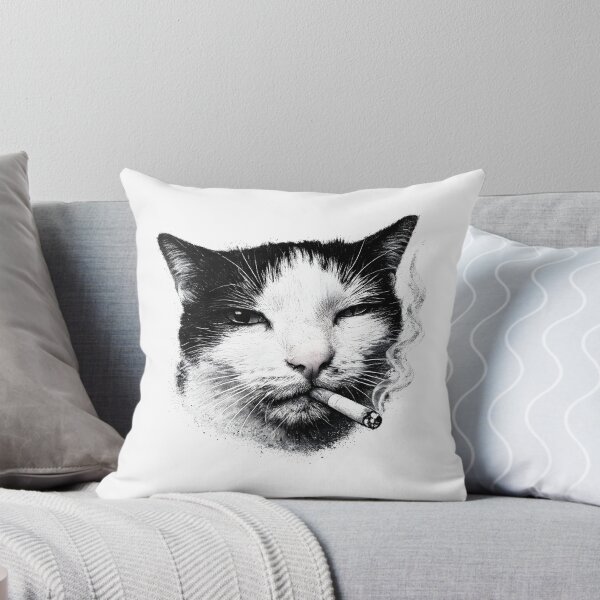 Artikelvorschau, Smoking Cat Vintage entworfen und verkauft von artCreativeColony.