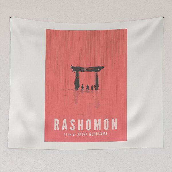 Item preview, Rashomon Minimalist Poster | Akira Kurosawa Japanese Cinema Art Print designed and sold by MORKINO POSTERS.