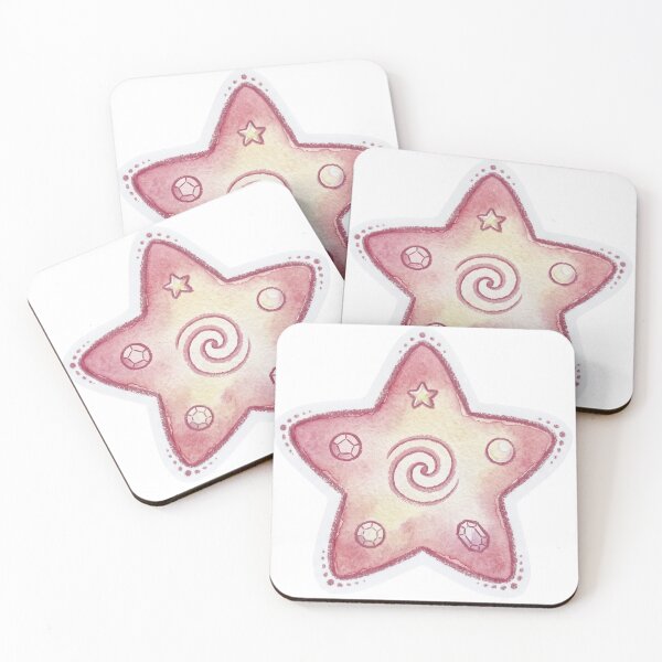 Item preview, Minimalist Watercolor Crystal Gem Star - Steven Universe Emblem designed and sold by 0Zetgest.