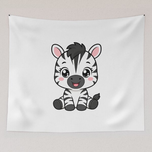 Item preview, Earning My Stripes Cute Kawaii Zebra designed and sold by BoosterShop.