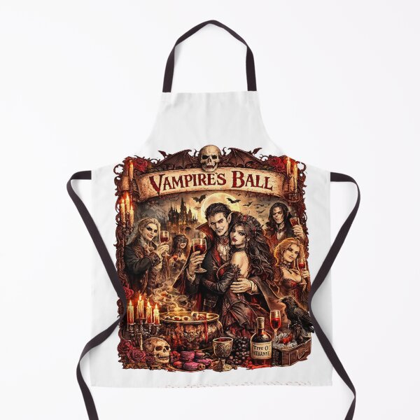 Item preview, Vampire's Ball Gothic Halloween Masquerade Night Party Design designed and sold by vampbabe54.