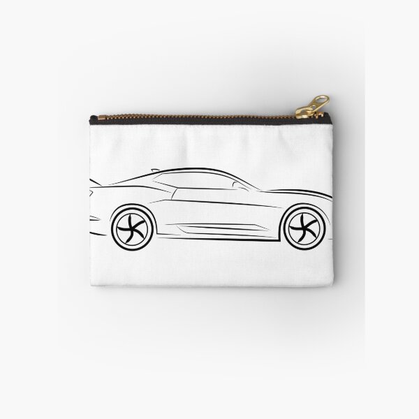 Item preview, Camaro sports car simple 2D design designed and sold by Encared.