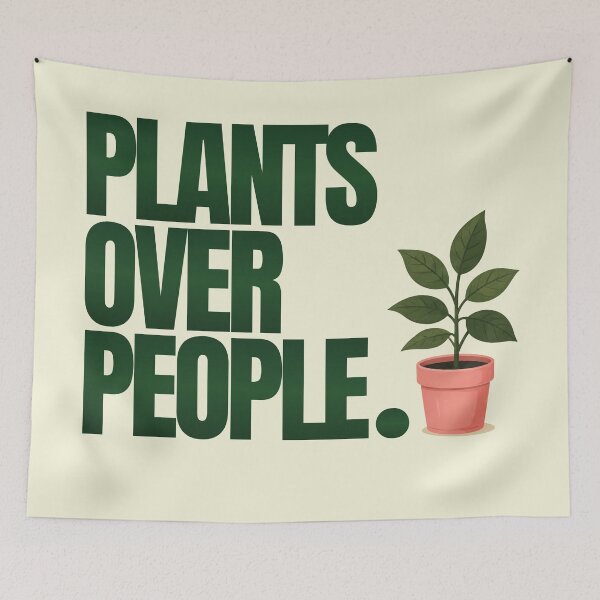 Item preview, Plants Over People designed and sold by PaperField.