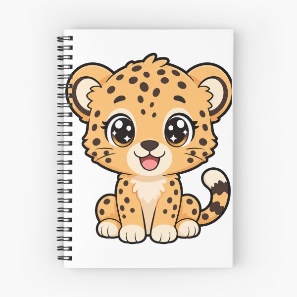 Item preview, Born To Stand Out Cute Kawaii Cheetah with Spots designed and sold by BoosterShop.