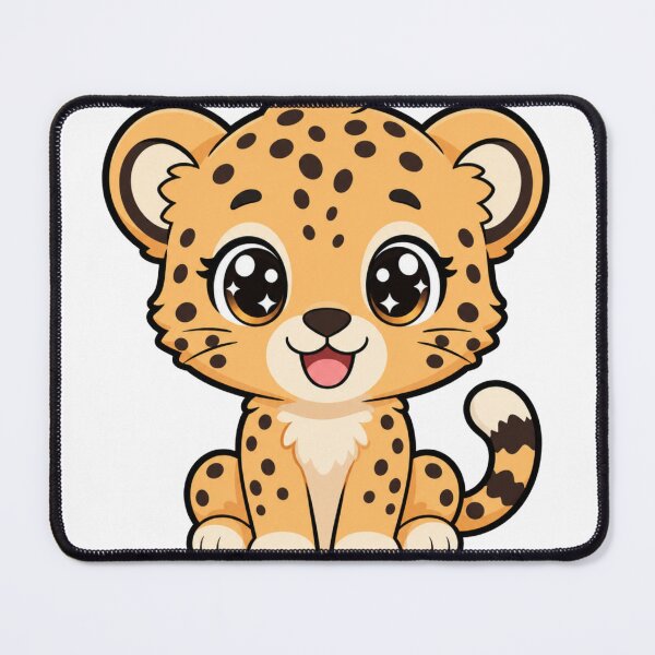 Item preview, Born To Stand Out Cute Kawaii Cheetah with Spots designed and sold by BoosterShop.