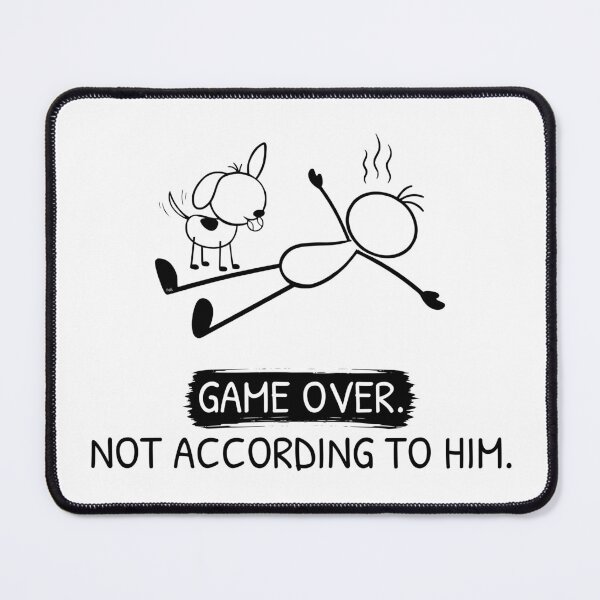 Item preview, Funny Dog Fetch T-Shirt | Game Over | Dog Owner Shirt | Tennis Ball Dog Gift | Minimalist Pet Lover Tee designed and sold by Pebl-Co.