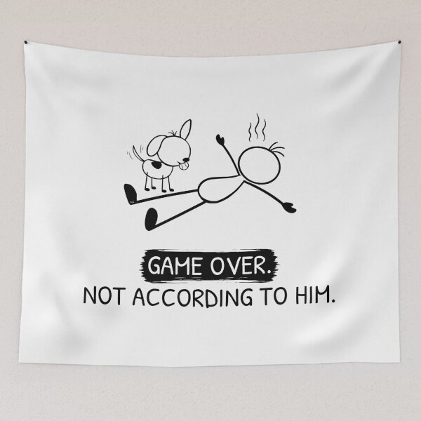Item preview, Funny Dog Fetch T-Shirt | Game Over | Dog Owner Shirt | Tennis Ball Dog Gift | Minimalist Pet Lover Tee designed and sold by Pebl-Co.