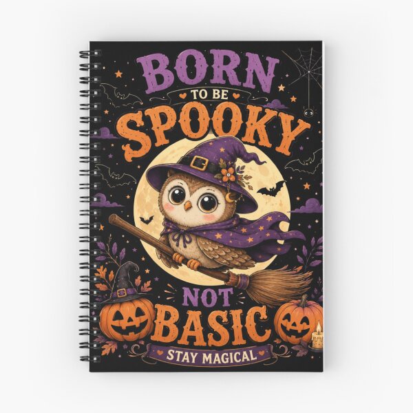 Item preview, Born To Be Spooky Owl Halloween designed and sold by M.Store.