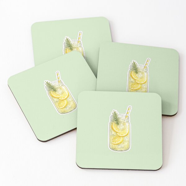 Item preview, Fresh Lemonade Mason Jar Sticker designed and sold by PawsAndpetalstudio.