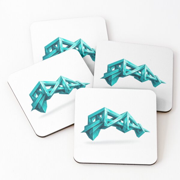 Item preview, Turquoise Geometric Bridge designed and sold by creativezoneco.