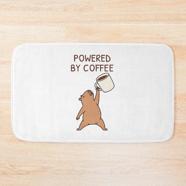 Item preview, Powered by Coffee Capybara, Funny Coffee Lover designed and sold by Sir Capy B.