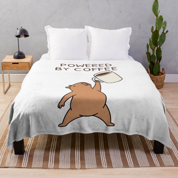 Item preview, Powered by Coffee Capybara, Funny Coffee Lover designed and sold by Sir Capy B.