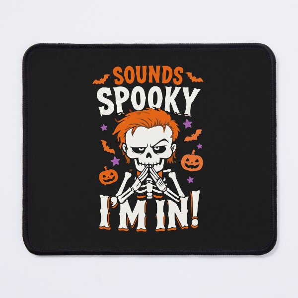 Item preview, RedHead Skeleton Funny Saying Sounds Spooky I'm Halloween Quotes designed and sold by alenaz.