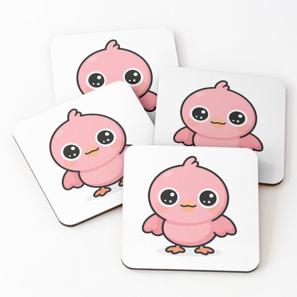 Item preview, Cute Smiling Kawaii Bird Cartoon | Adorable Little Bird Sticker & Gift Design designed and sold by Rood Art Studio.