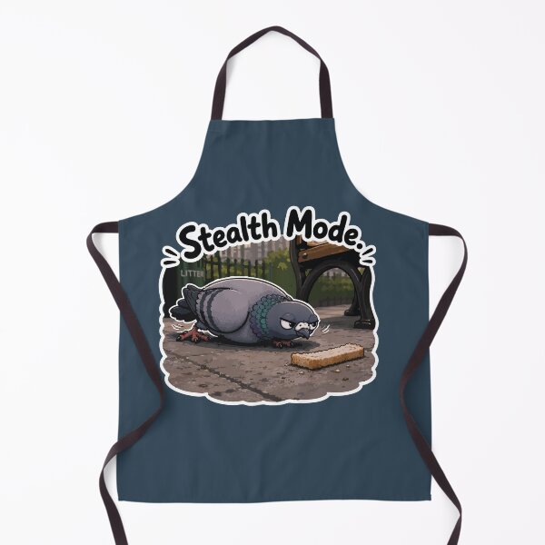 Item preview, Stealth Mode Funny Sneaky Pigeon Hunting Bread Sticker designed and sold by SimplePoDesign.