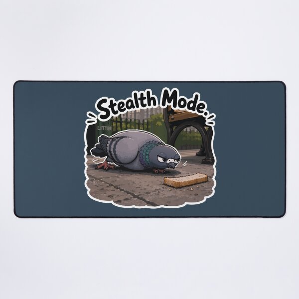 Item preview, Stealth Mode Funny Sneaky Pigeon Hunting Bread Sticker designed and sold by SimplePoDesign.