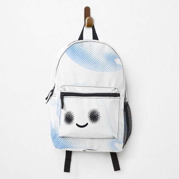 Item preview, Cute Friendly Blue Halftone Ghost Waving designed and sold by xMErCUrY03x.