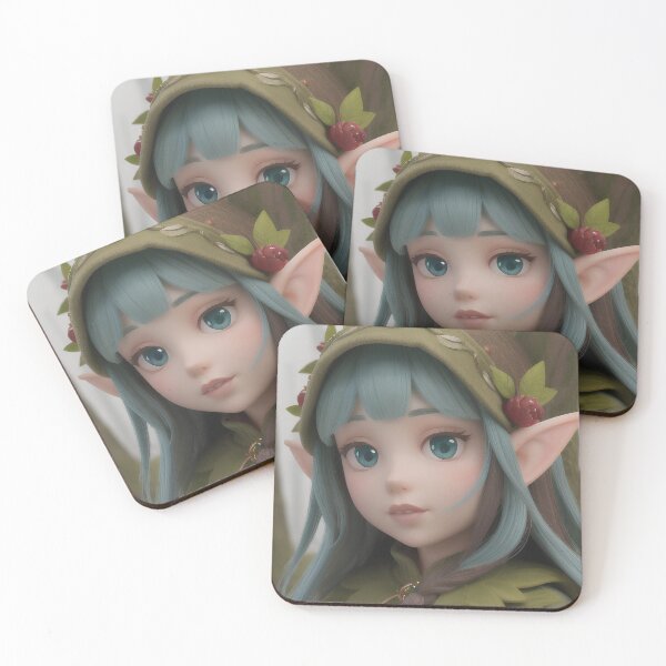 Aperçu de l'œuvre Enchanted Forest Elf Portrait créée et vendue par MoonGlyphSilence.