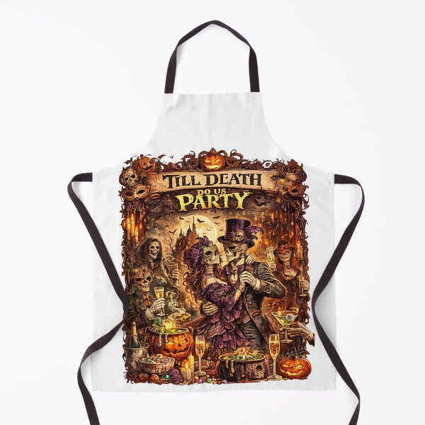 Item preview, Till Death Do Us Party Gothic Halloween Skeleton Masquerade Celebration designed and sold by vampbabe54.