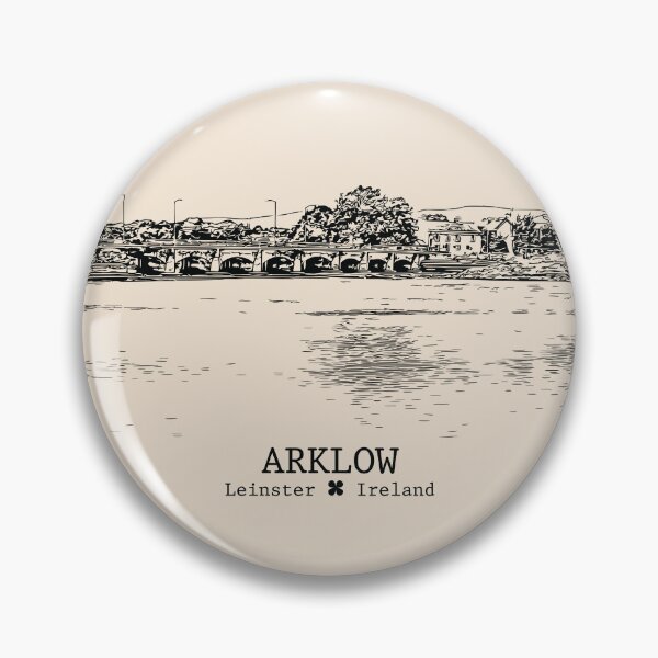 Item preview, Arklow IRL - Vintage Ink Cityscape designed and sold by Lakeric.