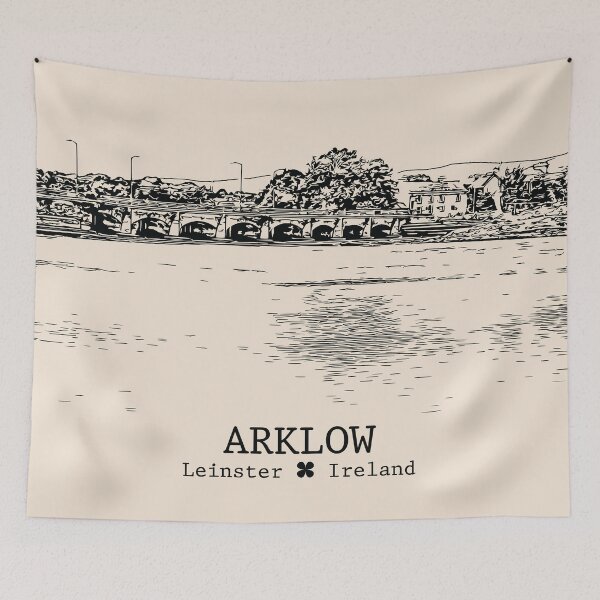 Item preview, Arklow IRL - Vintage Ink Cityscape designed and sold by Lakeric.