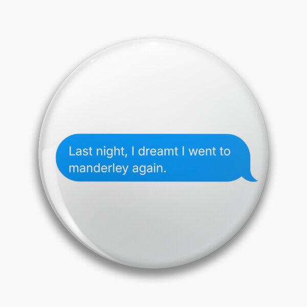 Item preview, Last Night I Dreamt Manderley Rebecca Quote designed and sold by elenasedit.