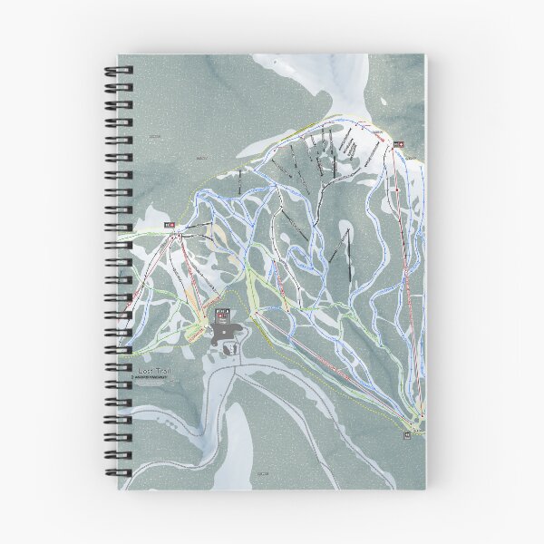 Item preview, Lost Trail Resort Trail Map designed and sold by Mapsynergy.