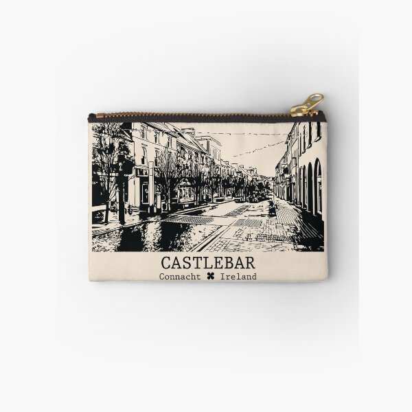 Item preview, Castlebar IRL - Vintage Ink Cityscape designed and sold by Lakeric.