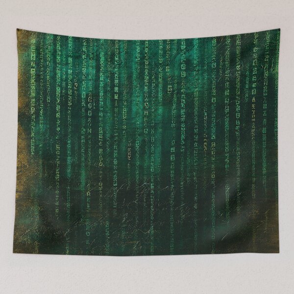 Item preview, Green Digital Rain Cyberpunk designed and sold by Ingorgia Studio.