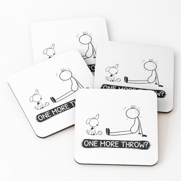 Item preview, Funny Dog Fetch T-Shirt | One More Throw? | Dog Owner Shirt | Tennis Ball Dog Gift | Minimalist Pet Lover Tee designed and sold by Pebl-Co.