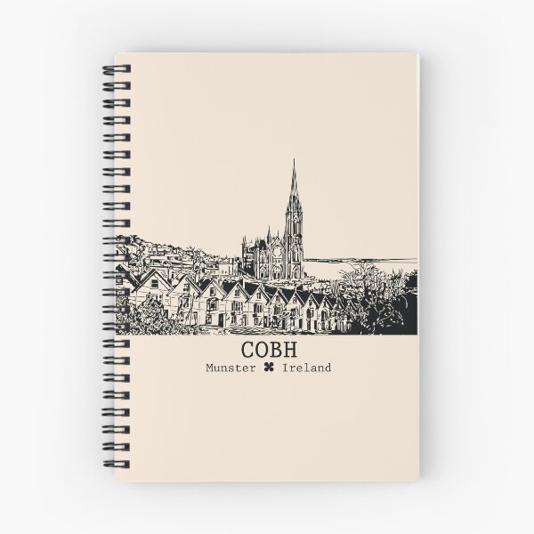 Item preview, Cobh IRL - Vintage Ink Cityscape designed and sold by Lakeric.