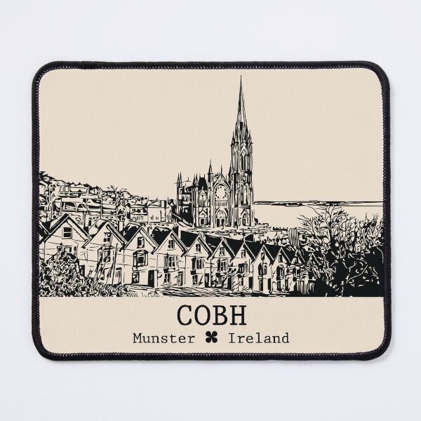 Item preview, Cobh IRL - Vintage Ink Cityscape designed and sold by Lakeric.