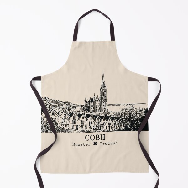 Item preview, Cobh IRL - Vintage Ink Cityscape designed and sold by Lakeric.
