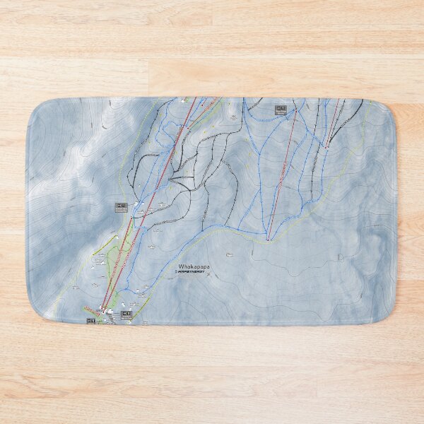 Item preview, Whakapapa Resort designed and sold by Mapsynergy.