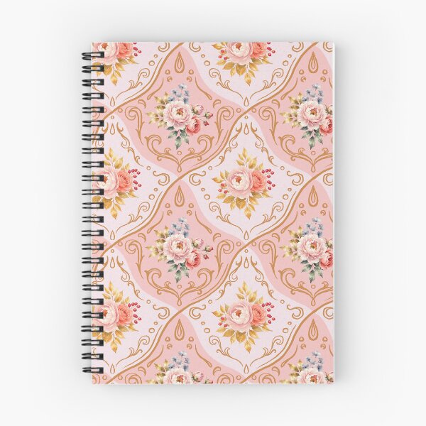 Item preview, Vintage Watercolor Rose Bouquets on Soft Pink designed and sold by patternarya.