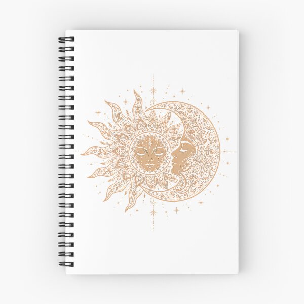 Item preview, Sun Meets Moon Mandala | Celestial Boho Line Art Design designed and sold by CalmMandala.