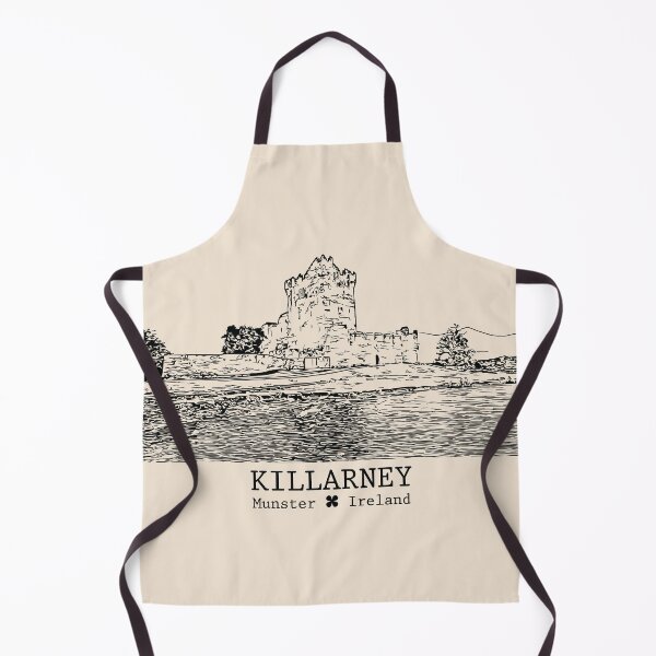 Item preview, Killarney IRL - Vintage Ink Cityscape designed and sold by Lakeric.