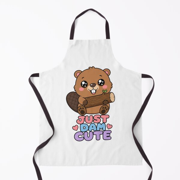 Item preview, Just Dam Cute Sweet Kawaii Beaver with Tree Trunk designed and sold by BoosterShop.