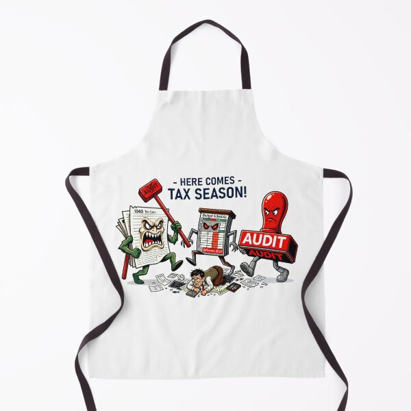 Item preview, Here Comes Tax Season! Funny Accountant & Auditor Nightmare Design designed and sold by spreadsheetcafe.