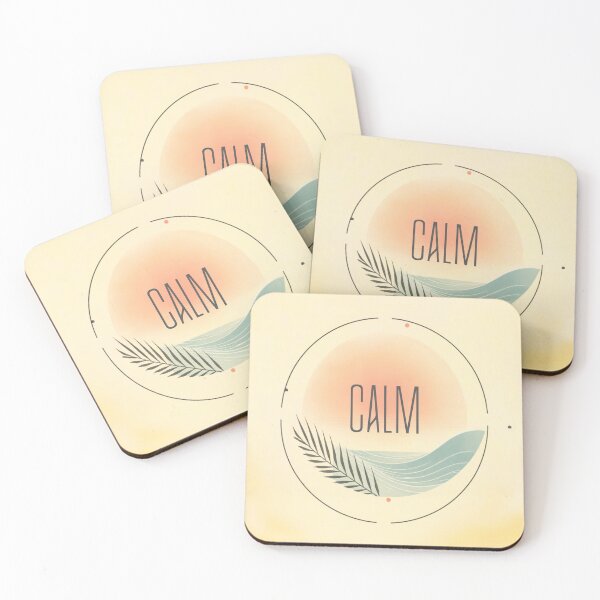 Item preview, Japandi Calm Warm Cream Sunset Wave designed and sold by TrinovaCreates.
