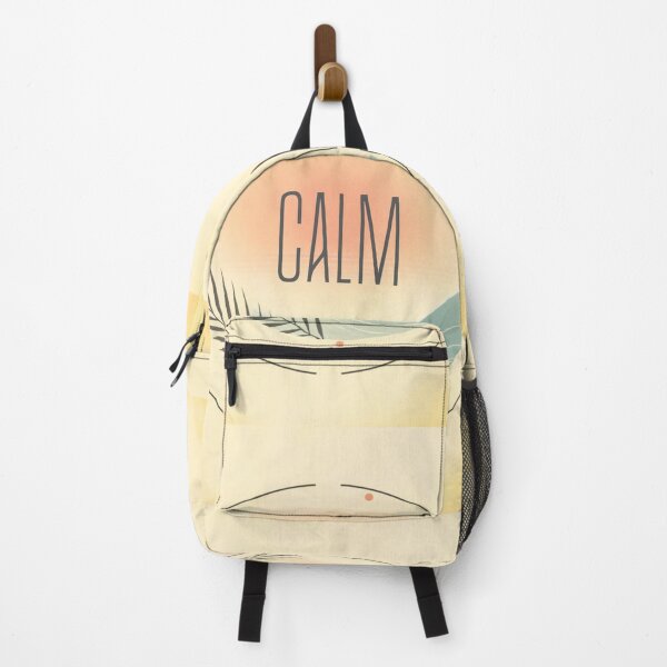Item preview, Japandi Calm Warm Cream Sunset Wave designed and sold by TrinovaCreates.