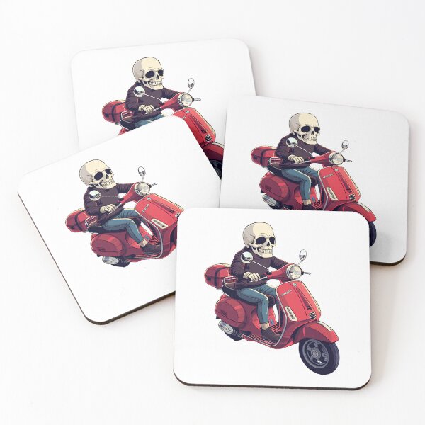Item preview, Scooter skull designed and sold by muhammadkhafidh.