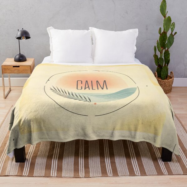 Item preview, Japandi Calm Warm Cream Sunset Wave designed and sold by TrinovaCreates.