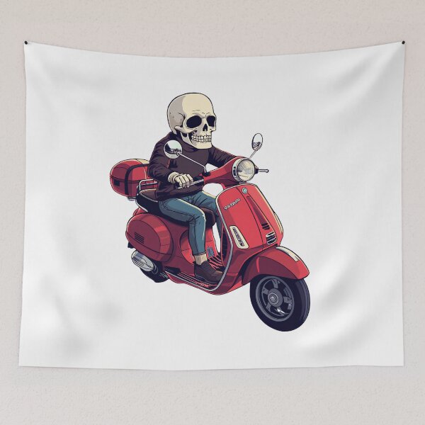 Item preview, Scooter skull designed and sold by muhammadkhafidh.