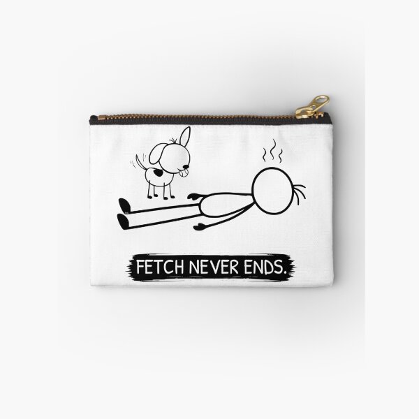 Item preview, Funny Fetch Dog T-Shirt | Fetch Never Ends | Dog Owner Shirt | Tennis Ball Dog Gift | Minimalist Dog Lover Tee designed and sold by Pebl-Co.